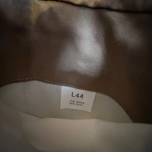 Jos. A. Banks Cord Wool Silk Blend Men’s Blazer Jacket Brown 44L - Picture 7 of 7